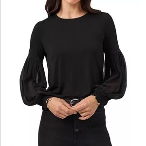 NWT Vince Camuto Black Top size Small